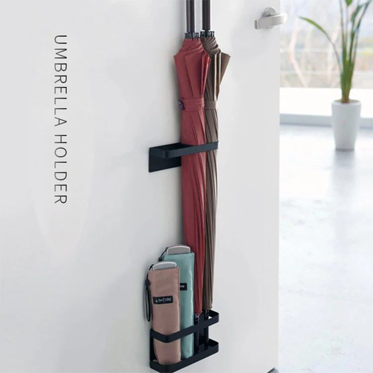 డోర్ సైడ్ కార్నర్ స్టాండింగ్ వాటర్ ప్రూఫ్ గొడుగు హోల్డర్స్