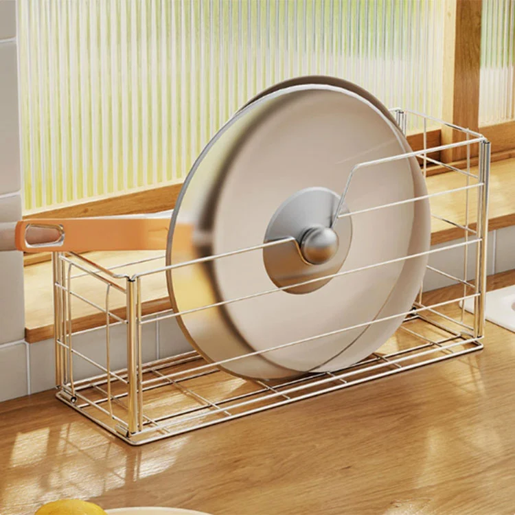 మల్టీ-పర్పస్ కిచెన్ పాట్ మరియు పాన్ స్టోరేజ్ ర్యాక్